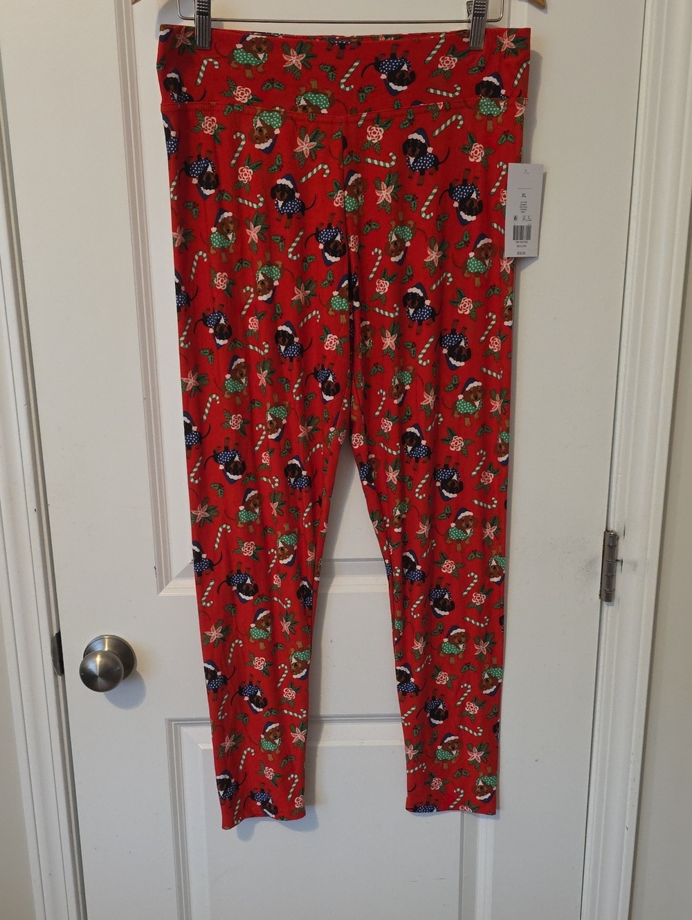 Joyland Dachshund Christmas Print Pajama Pants Size XL